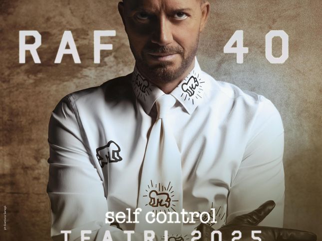 Raf on tour in theaters to celebrate 40 years of "Self control"