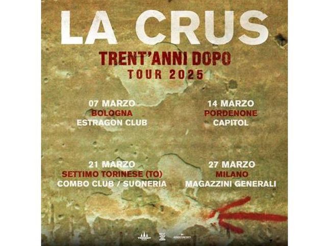 La Crus: four live shows to celebrate the 30th anniversary of the first album