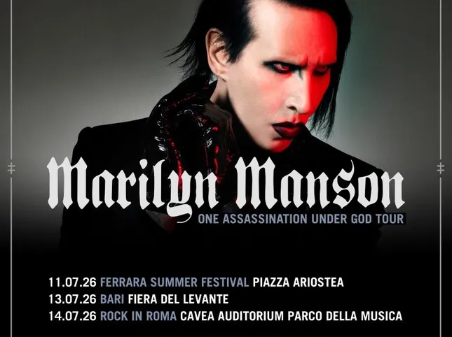 Marilyn Manson: Rome concert on July 14th sold out