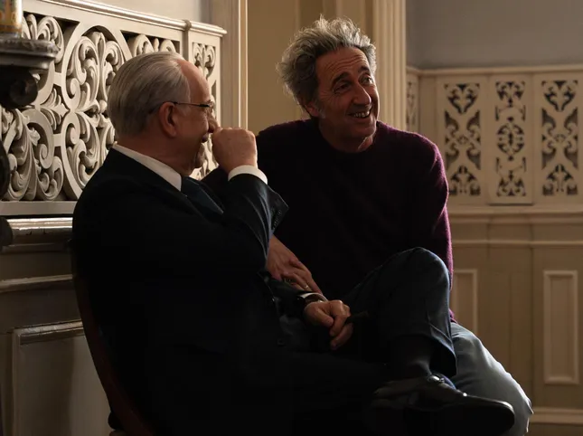 For Sorrentino, music is lightness, between sacred and profane