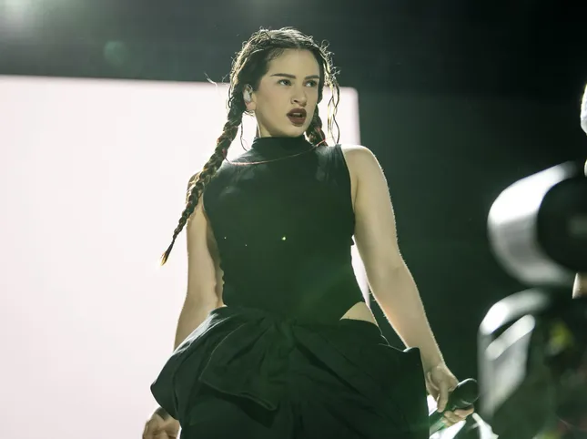 Rosalía, surprise at the concert for Palestine in Barcelona