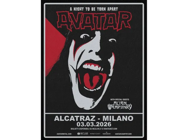 Avatars in concert in Italy: concert times