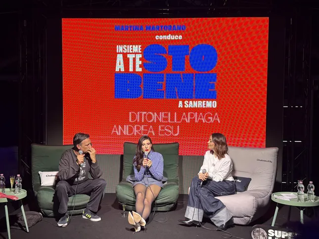 Superluna, Together with you I'm fine: Ditonellapiaga and her manager