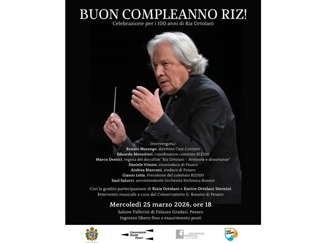 Riz Ortolani, celebrations for the centenary of his birth