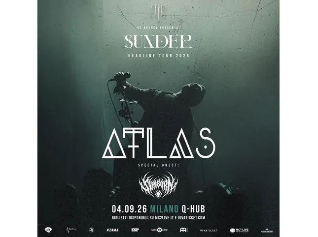 Atlas' return to Italy: a concert in September