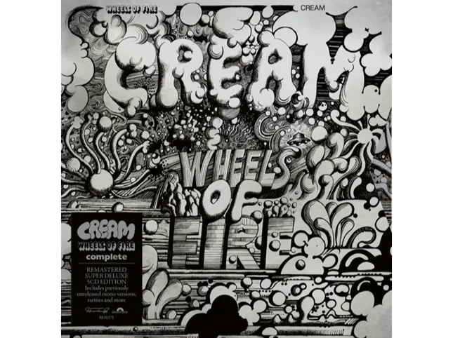 Cream, new edition of "Wheels of Fire" with unreleased songs and rarities