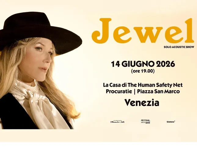 Jewel in concert on June 14th in Venice