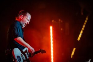 Thom Yorke joins Flea on stage, and it’s funky