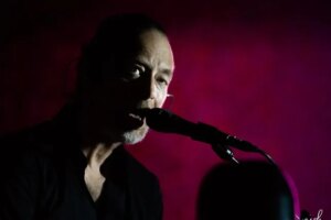 Thom Yorke performed a new song, “Space walk” live