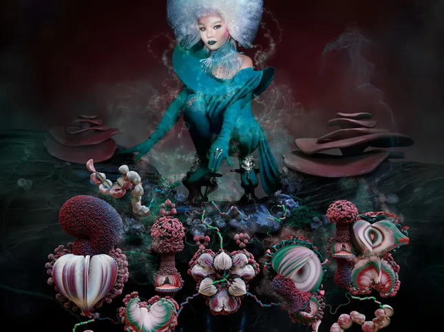 Bjork presents new song "Nerve Bloom" at an exhibition