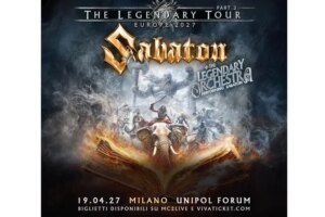 Sabaton: a date at the Unipol Forum in Milan in April 2027
