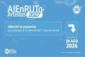 August 28 is the deadline to register for the AIEnRuta Artists Circuit